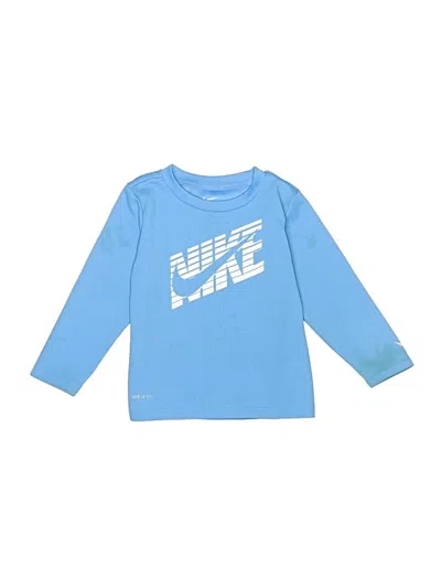 Pre-owned Nike Kids' Long Sleeve T-shirt In Blue
