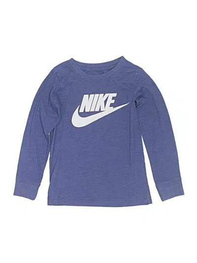 Pre-owned Nike Kids' Long Sleeve T-shirt In Blue
