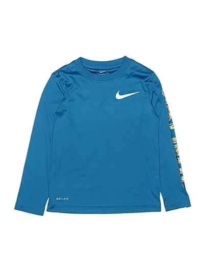 Pre-owned Nike Kids' Long Sleeve T-shirt In Blue