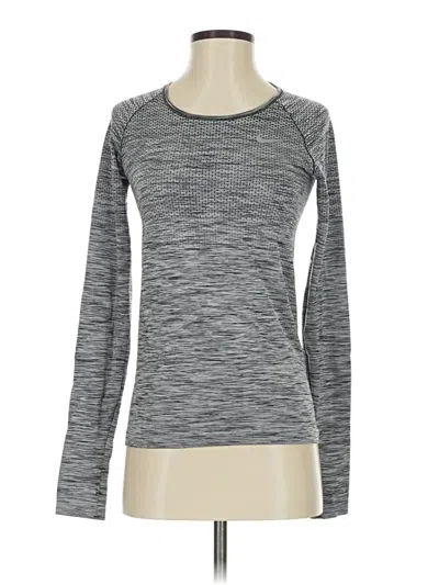 Pre-owned Nike Long Sleeve T-shirt In Gray