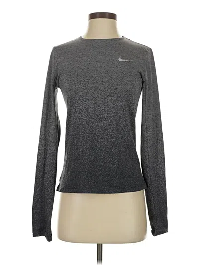 Pre-owned Nike Long Sleeve T-shirt In Gray
