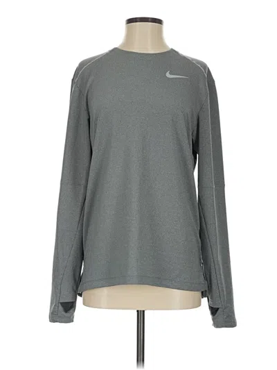 Pre-owned Nike Long Sleeve T-shirt In Gray