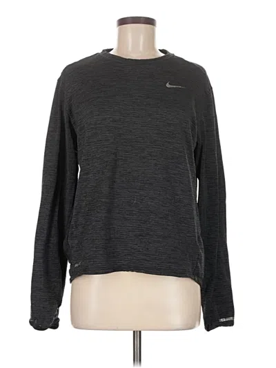 Pre-owned Nike Long Sleeve T-shirt In Gray