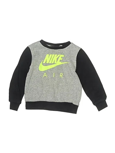 Pre-owned Nike Kids' Long Sleeve T-shirt In Gray