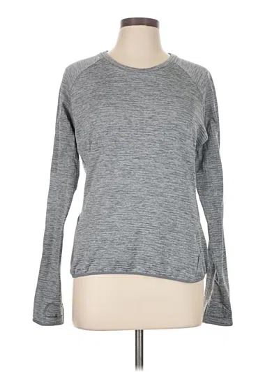 Pre-owned Nike Long Sleeve T-shirt In Gray