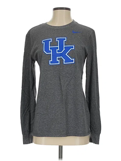 Pre-owned Nike Long Sleeve T-shirt In Gray
