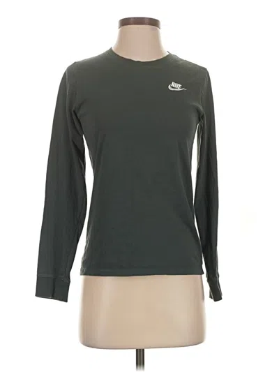 Pre-owned Nike Long Sleeve T-shirt In Gray