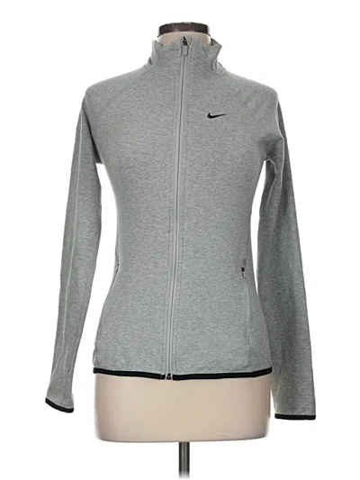 Pre-owned Nike Long Sleeve T-shirt In Gray