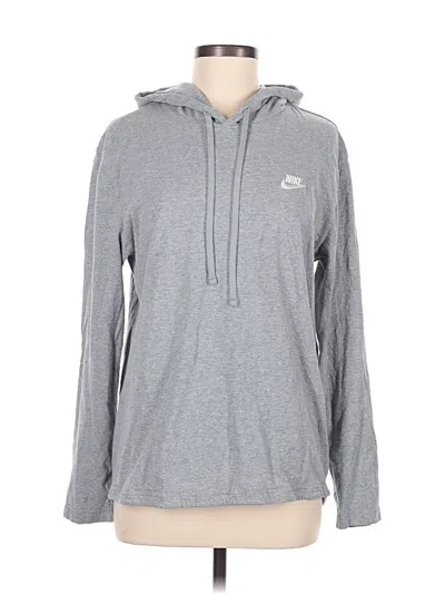 Pre-owned Nike Long Sleeve T-shirt In Gray