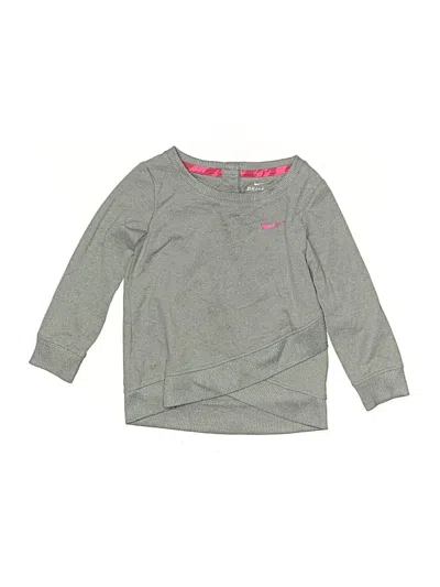 Pre-owned Nike Babies' Long Sleeve T-shirt In Gray