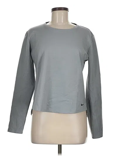 Pre-owned Nike Long Sleeve T-shirt In Gray
