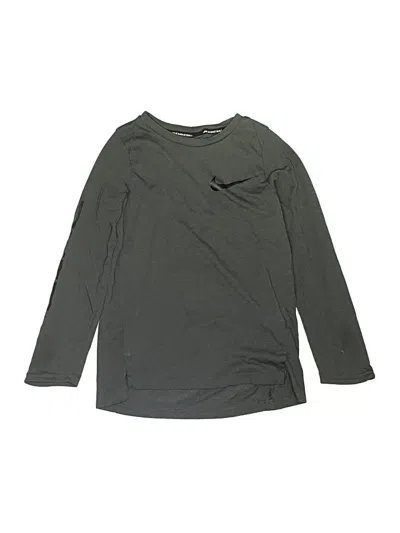 Pre-owned Nike Kids' Long Sleeve T-shirt In Gray