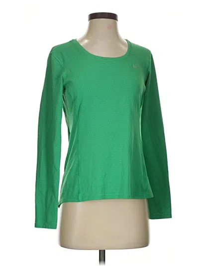 Pre-owned Nike Long Sleeve T-shirt In Green