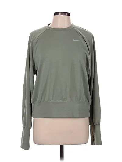 Pre-owned Nike Long Sleeve T-shirt In Green