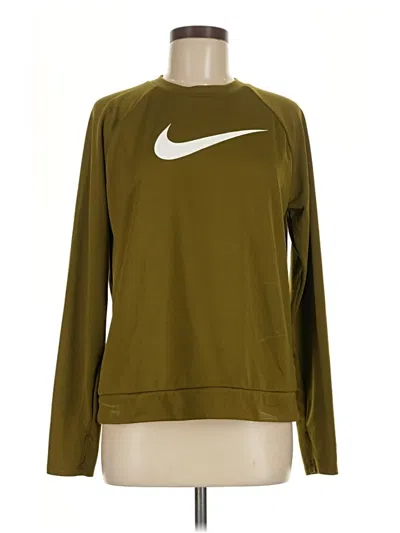 Pre-owned Nike Long Sleeve T-shirt In Green