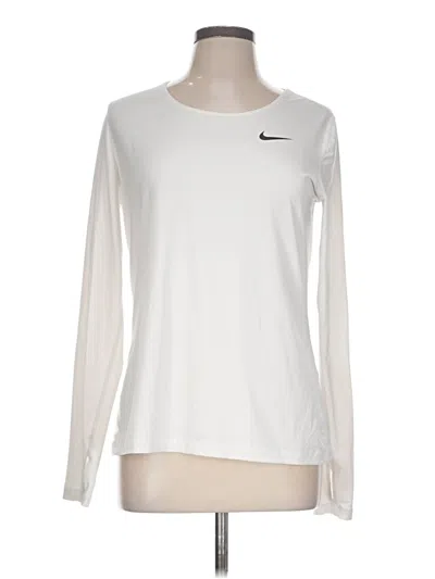 Pre-owned Nike Long Sleeve T-shirt In Ivory