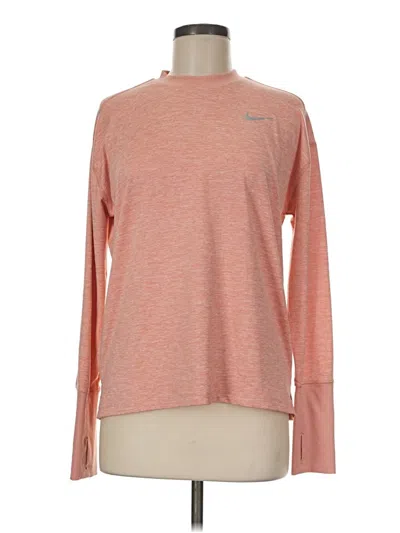 Pre-owned Nike Long Sleeve T-shirt In Orange