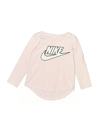 Pre-owned Nike Kids' Long Sleeve T-shirt In Pink
