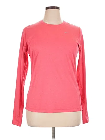 Pre-owned Nike Long Sleeve T-shirt In Pink