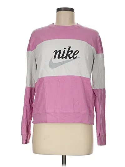 Pre-owned Nike Long Sleeve T-shirt In Pink