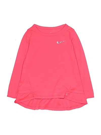 Pre-owned Nike Kids' Long Sleeve T-shirt In Pink