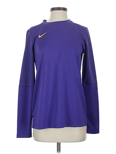 Pre-owned Nike Long Sleeve T-shirt In Purple