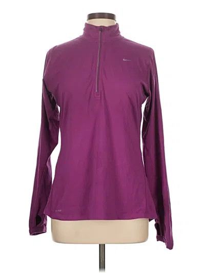 Pre-owned Nike Long Sleeve T-shirt In Purple