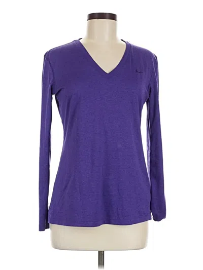Pre-owned Nike Long Sleeve T-shirt In Purple