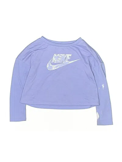 Pre-owned Nike Kids' Long Sleeve T-shirt In Purple