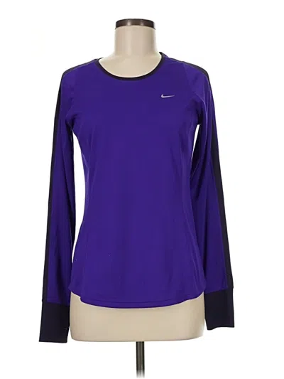 Pre-owned Nike Long Sleeve T-shirt In Purple