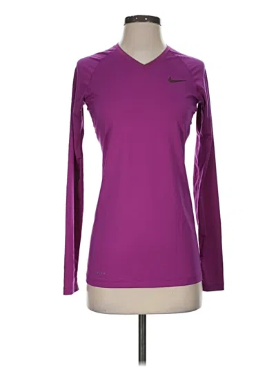 Pre-owned Nike Long Sleeve T-shirt In Purple