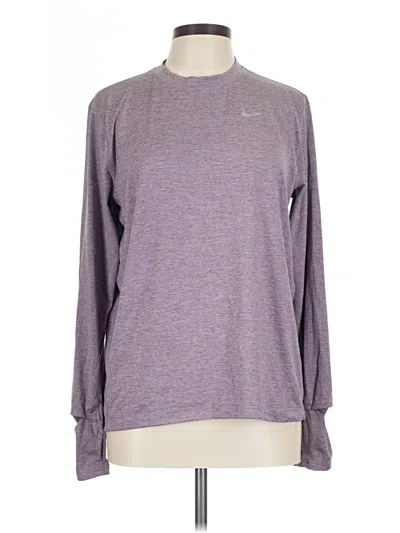 Pre-owned Nike Long Sleeve T-shirt In Purple