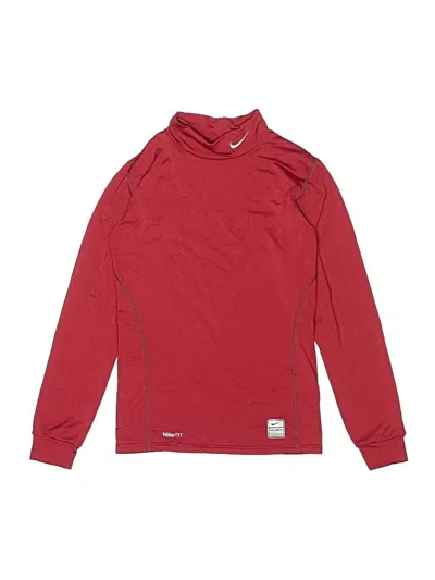 Pre-owned Nike Kids' Long Sleeve T-shirt In Red