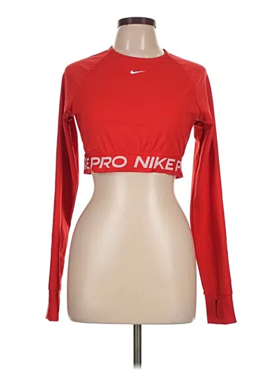 Pre-owned Nike Long Sleeve T-shirt In Red