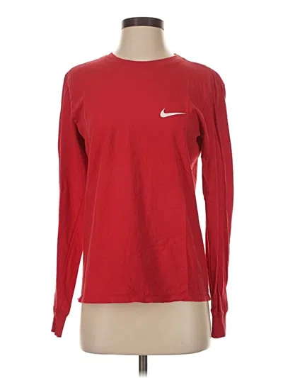 Pre-owned Nike Long Sleeve T-shirt In Red