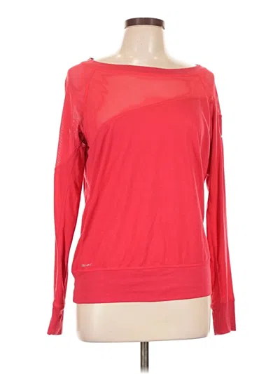 Pre-owned Nike Long Sleeve T-shirt In Red