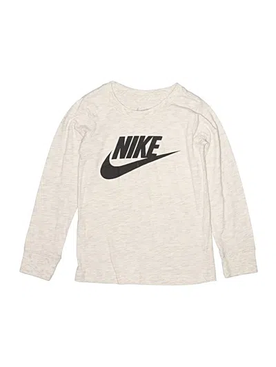 Pre-owned Nike Kids' Long Sleeve T-shirt In Silver