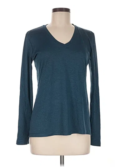 Pre-owned Nike Long Sleeve T-shirt In Teal