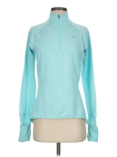 Pre-owned Nike Long Sleeve T-shirt In Teal