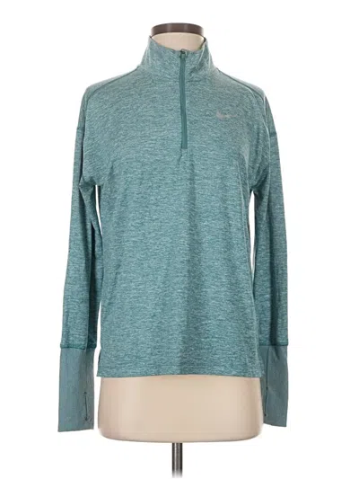 Pre-owned Nike Long Sleeve T-shirt In Teal