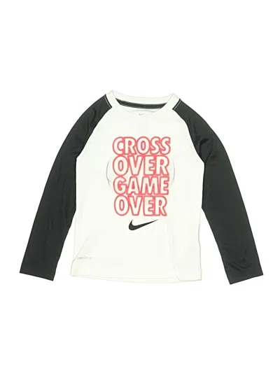 Pre-owned Nike Kids' Long Sleeve T-shirt In White