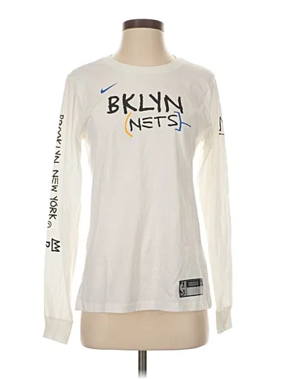 Pre-owned Nike Long Sleeve T-shirt In White
