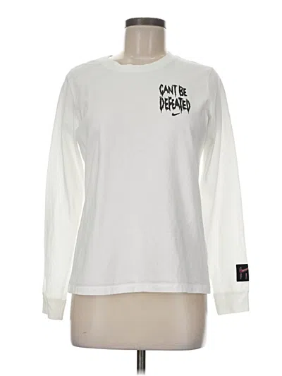 Pre-owned Nike Long Sleeve T-shirt In White