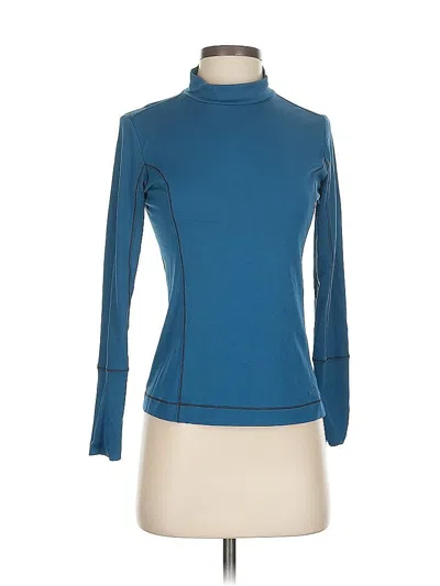 Pre-owned Nike Long Sleeve Turtleneck In Blue