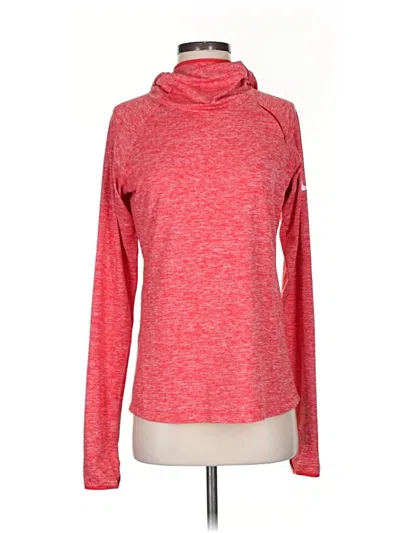 Pre-owned Nike Long Sleeve Turtleneck In Red