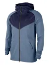 Nike Long-sleeves Full-zip Hoodie In Blue