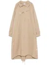 Nike Loose-twill Trench Coat In Neutrals
