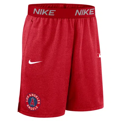 Nike Los Angeles Angels Authentic Collection City Connect  Men's Dri-fit Mlb Shorts In Red