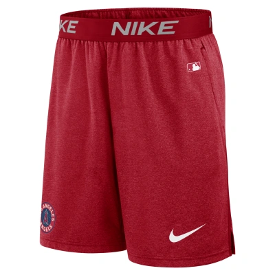 Nike Los Angeles Angels City Connect Practice  Men's Dri-fit Mlb Shorts In Red