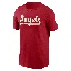 Nike Los Angeles Angels City Connect Wordmark  Men's Mlb T-shirt In Red